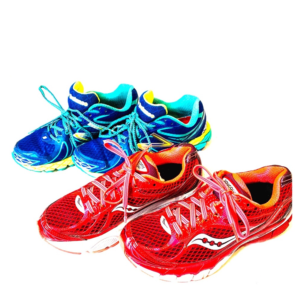 SOLD Saucony Ride 7 & New Balance sneakers